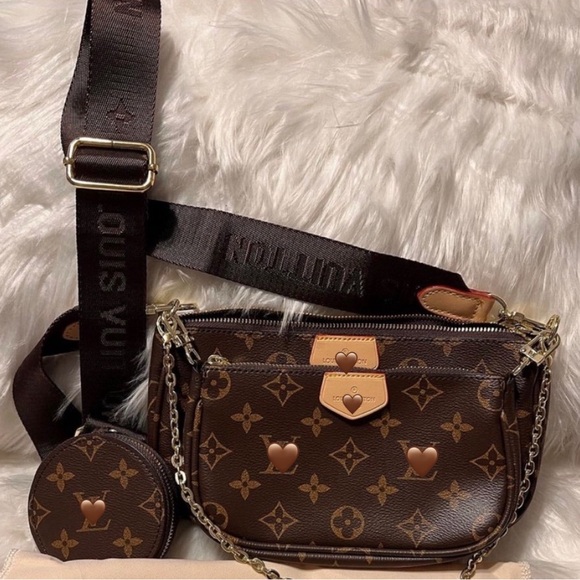 Premium Brown Monogram Women´s Bag Set